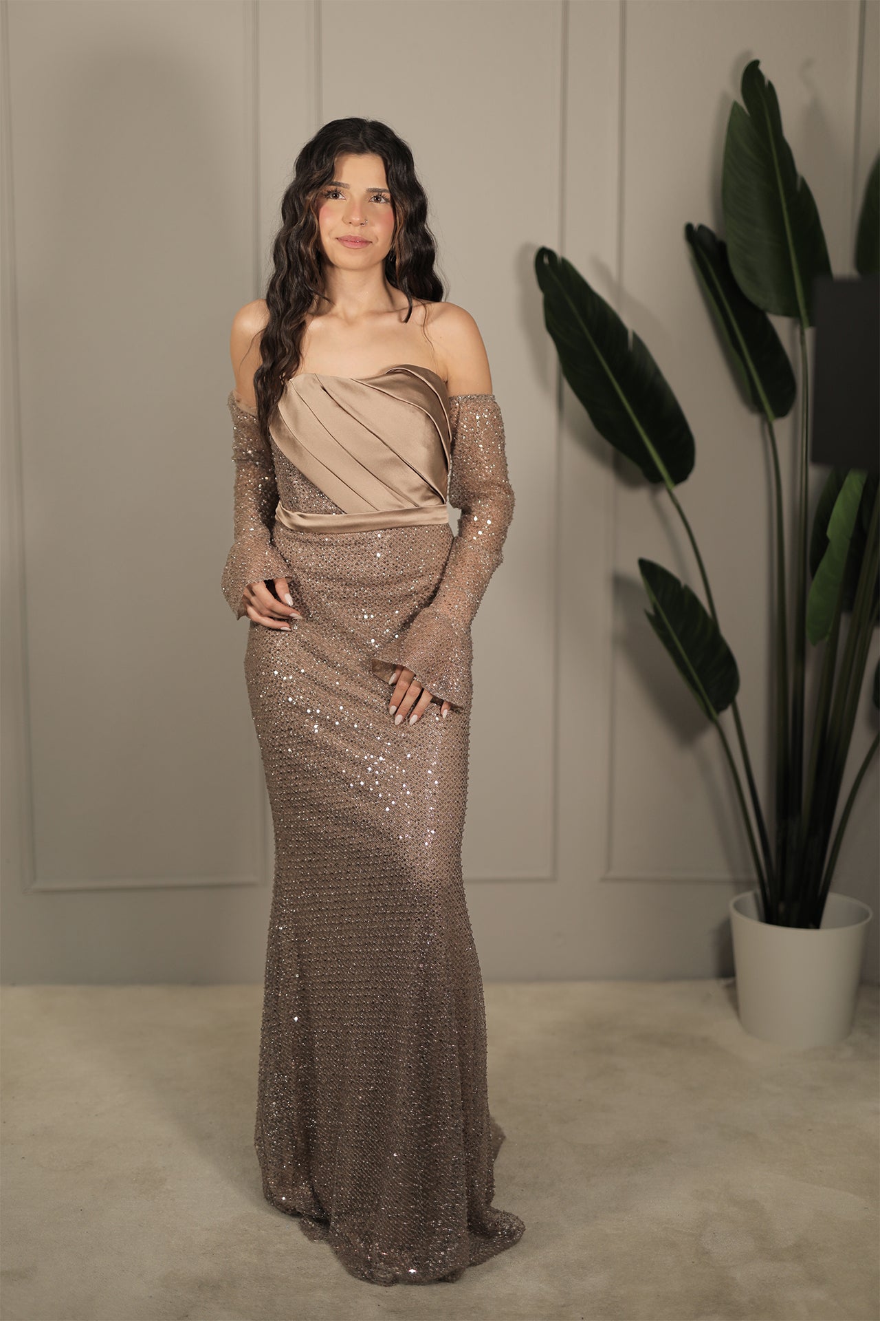Nur Dress - Braun