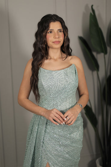 Petra Dress - Mintgrün