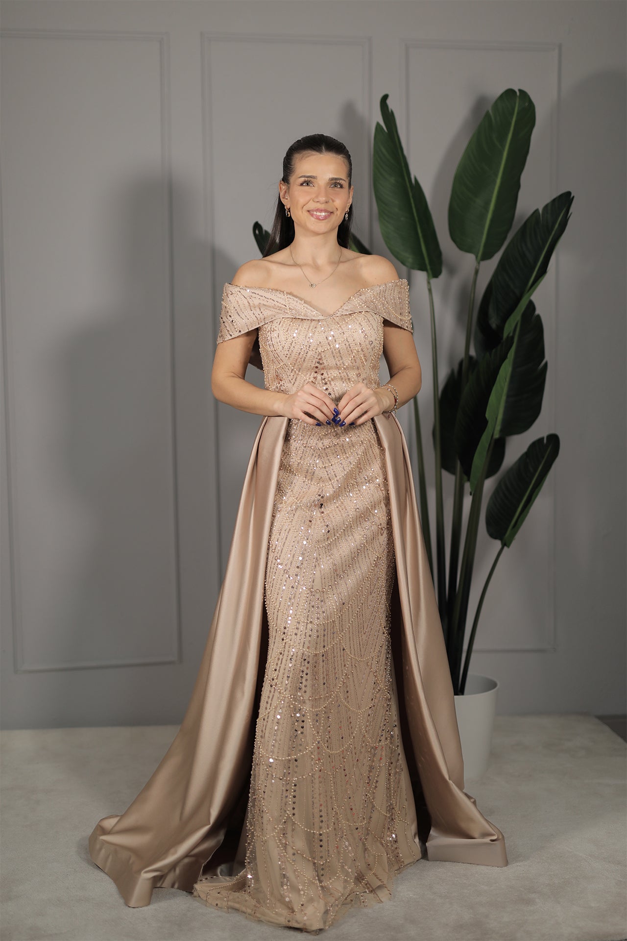 Raylen Dress - Gold