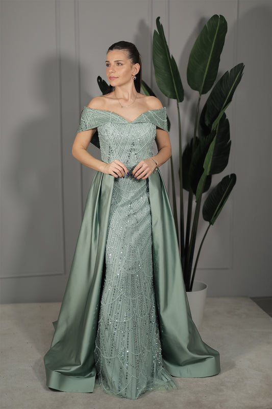 Raylen Dress - Mintgrün