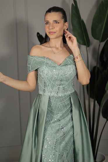 Raylen Dress - Mintgrün