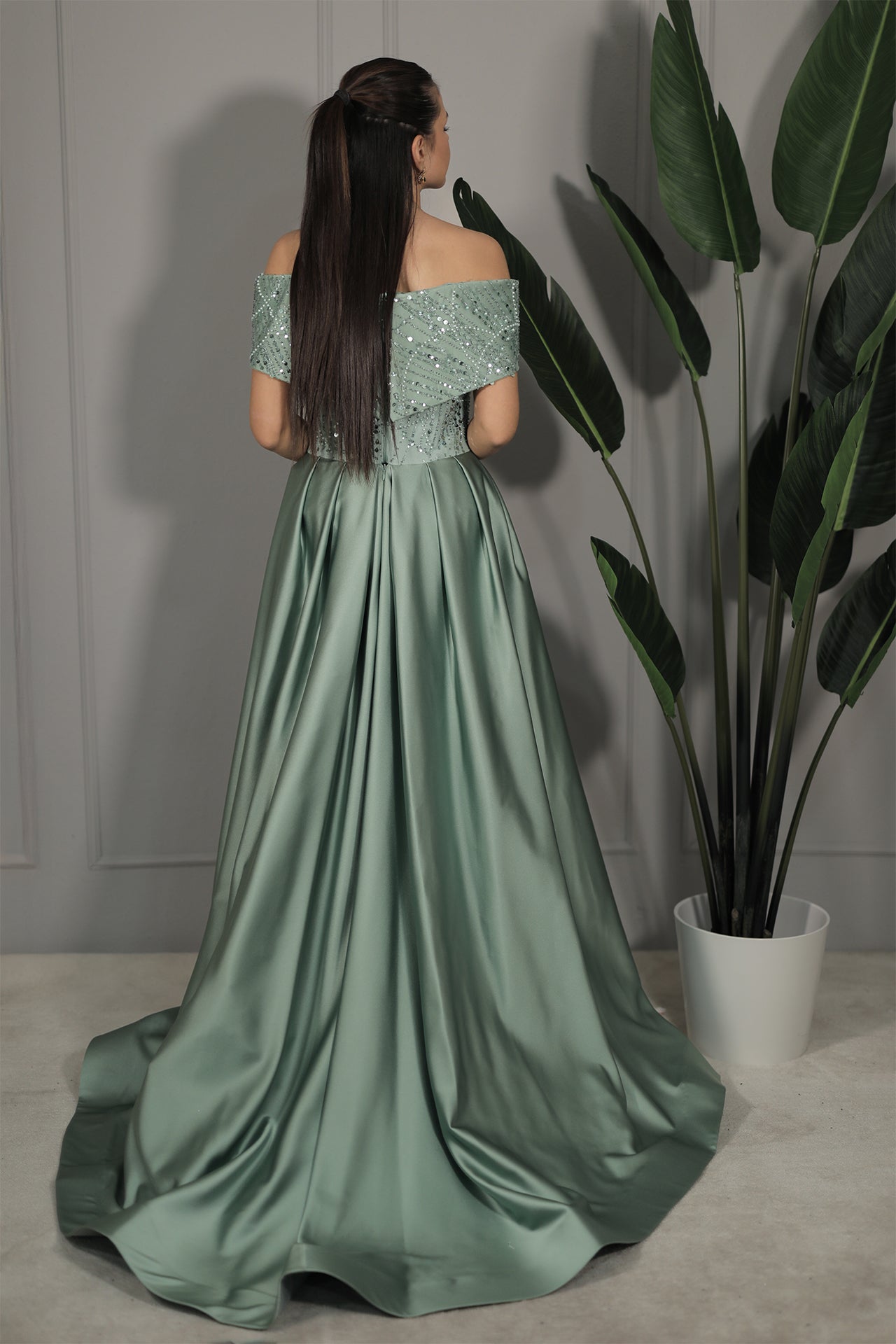 Raylen Dress - Mintgrün