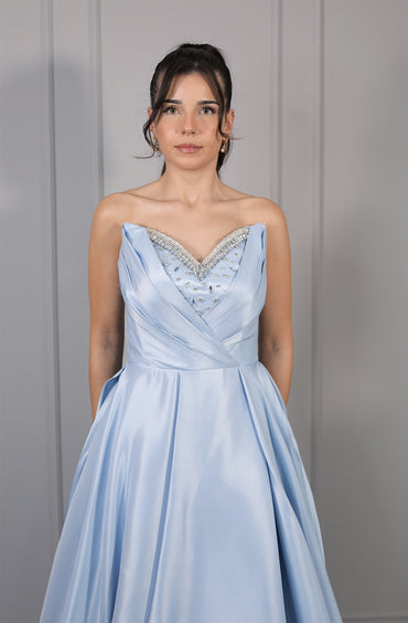 Rubi Dress - Babyblau