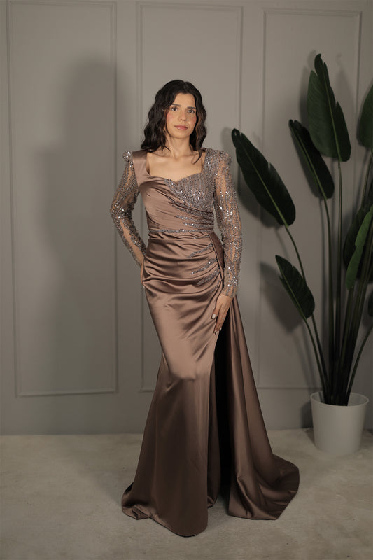 Sandra Dress - Braun