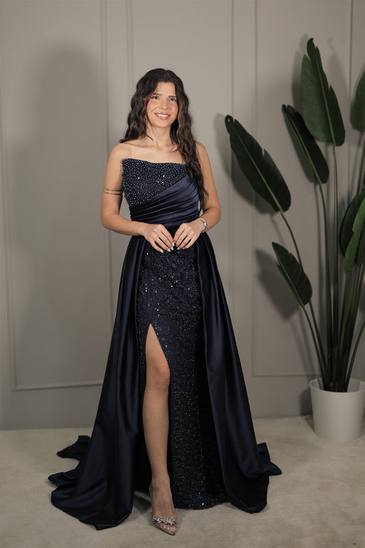 Sara Dress - Dunkelblau