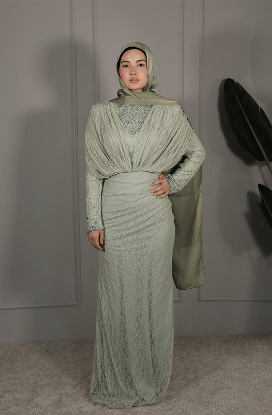 Saye Dress - Mintgrün