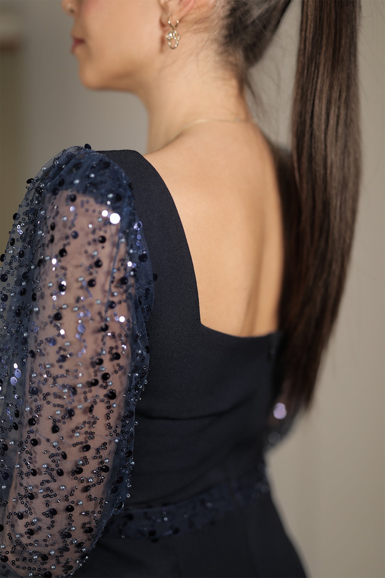 Sinem Dress - Marineblau