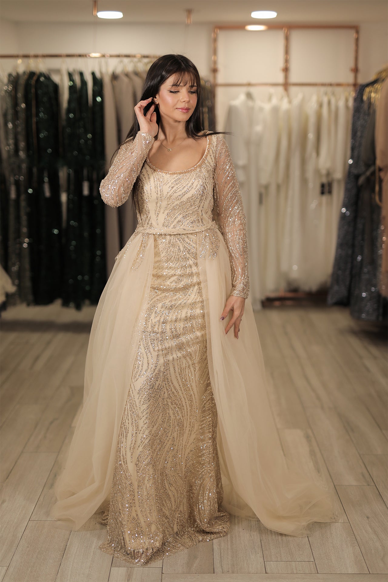 Stella Dress - Gold