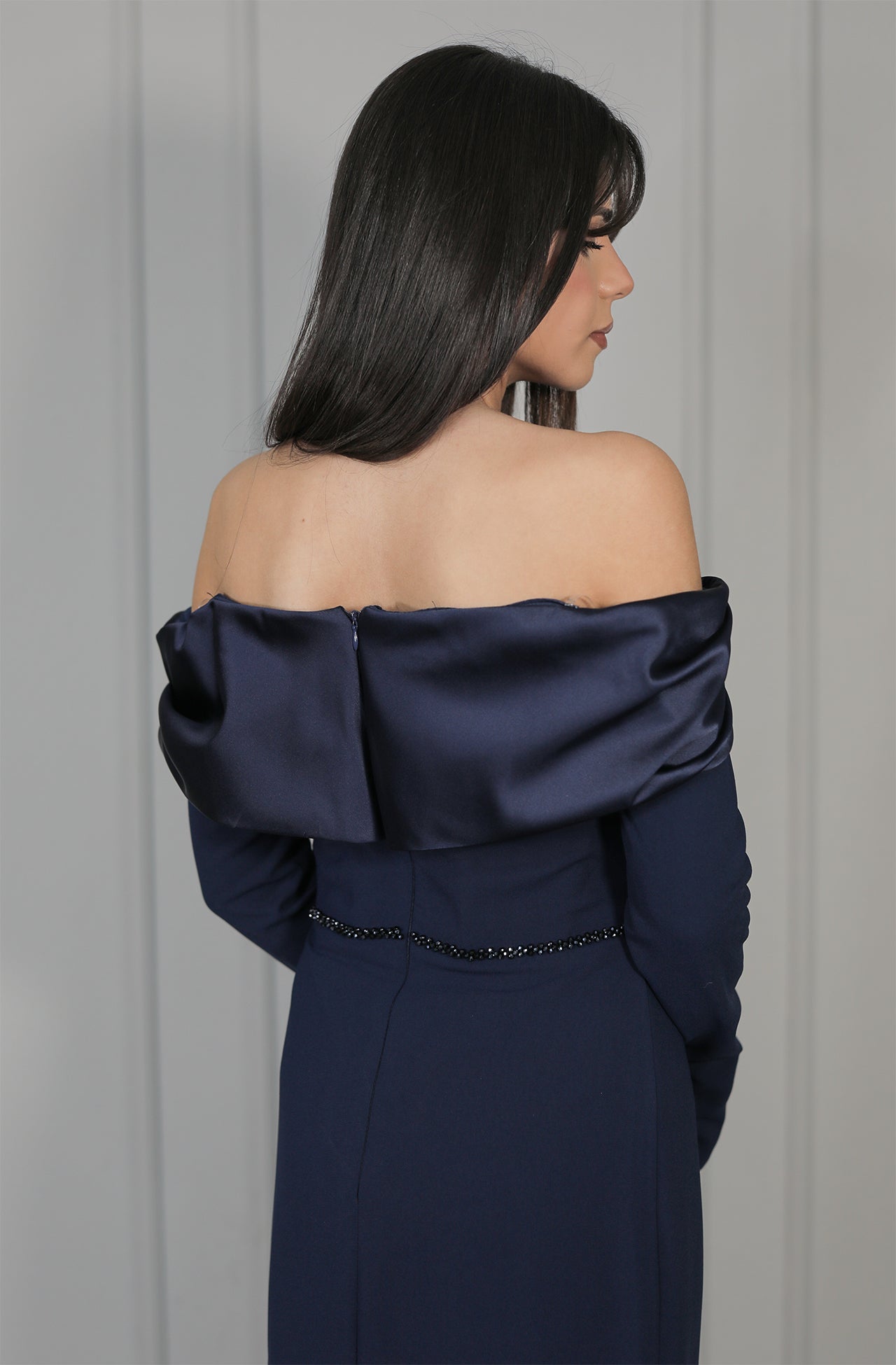 Tina Dress - Dunkelblau