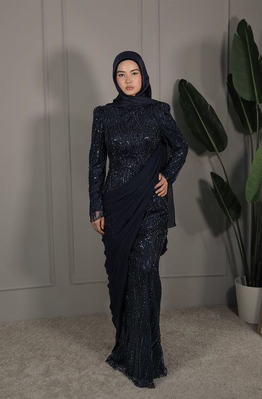 Yade Dress - Dunkelblau