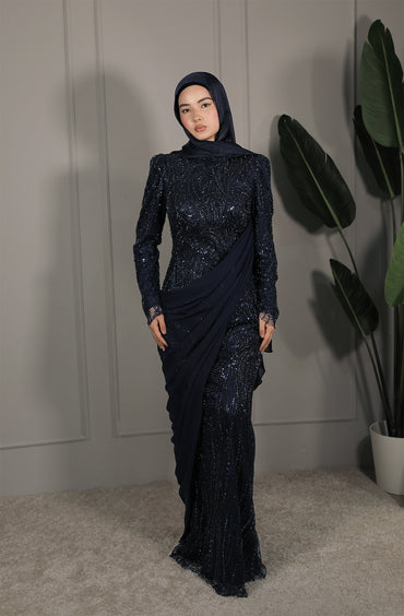 Yade Dress - Dunkelblau