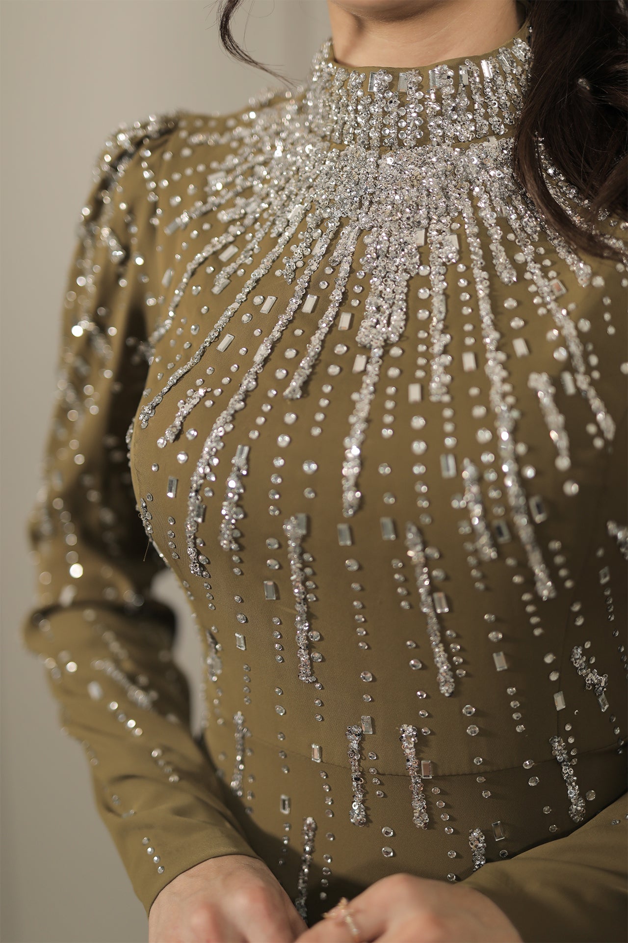 Yuna Dress - Olivgrün