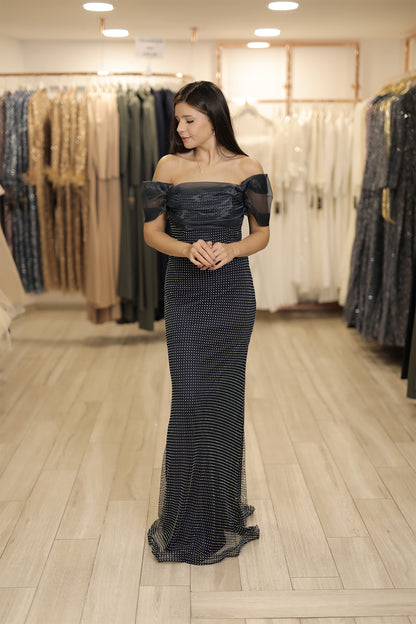 Dalia Dress - Dunkelblau