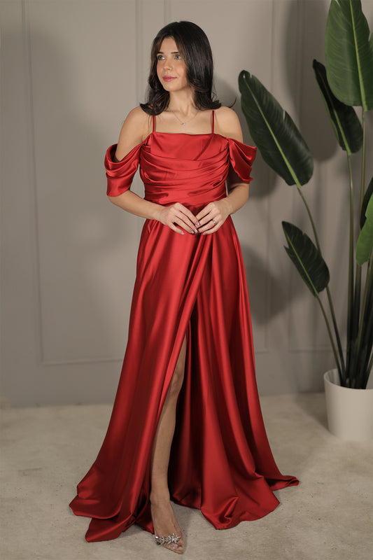 Scarlet Dress - Rot