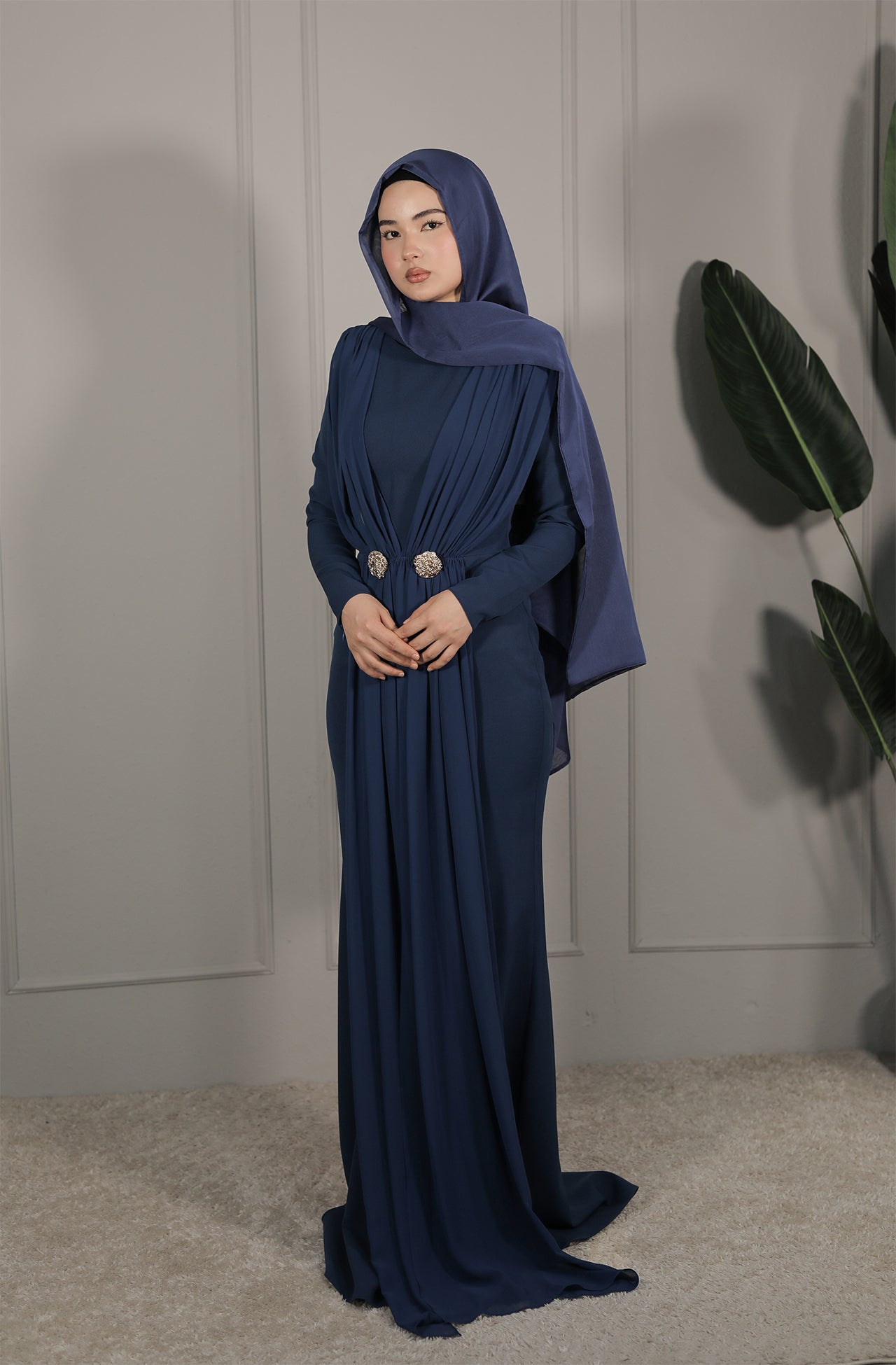 Alin Dress - Dunkelblau