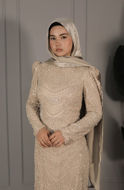 Ameera Dress - Beige