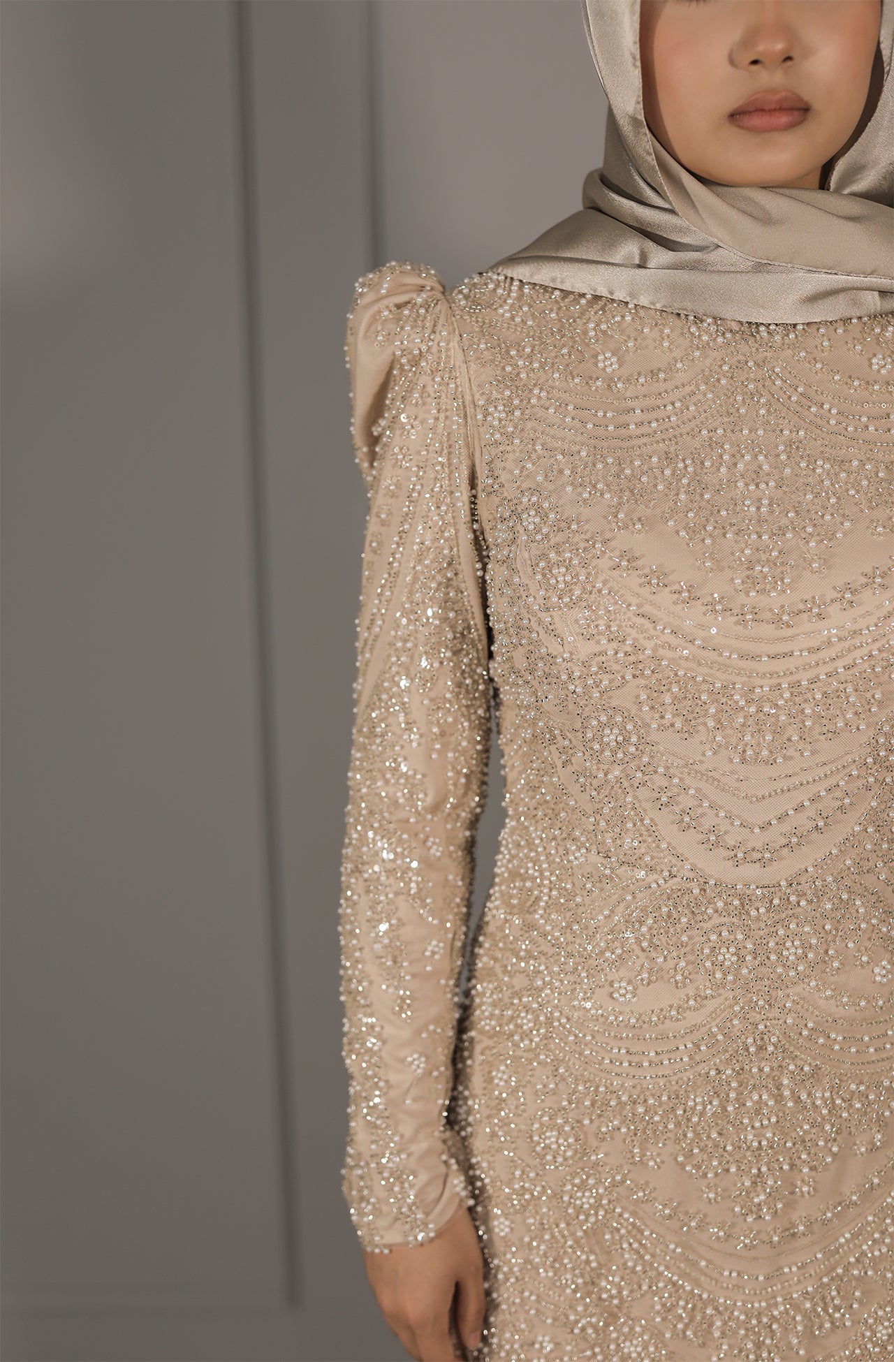 Ameera Dress - Beige