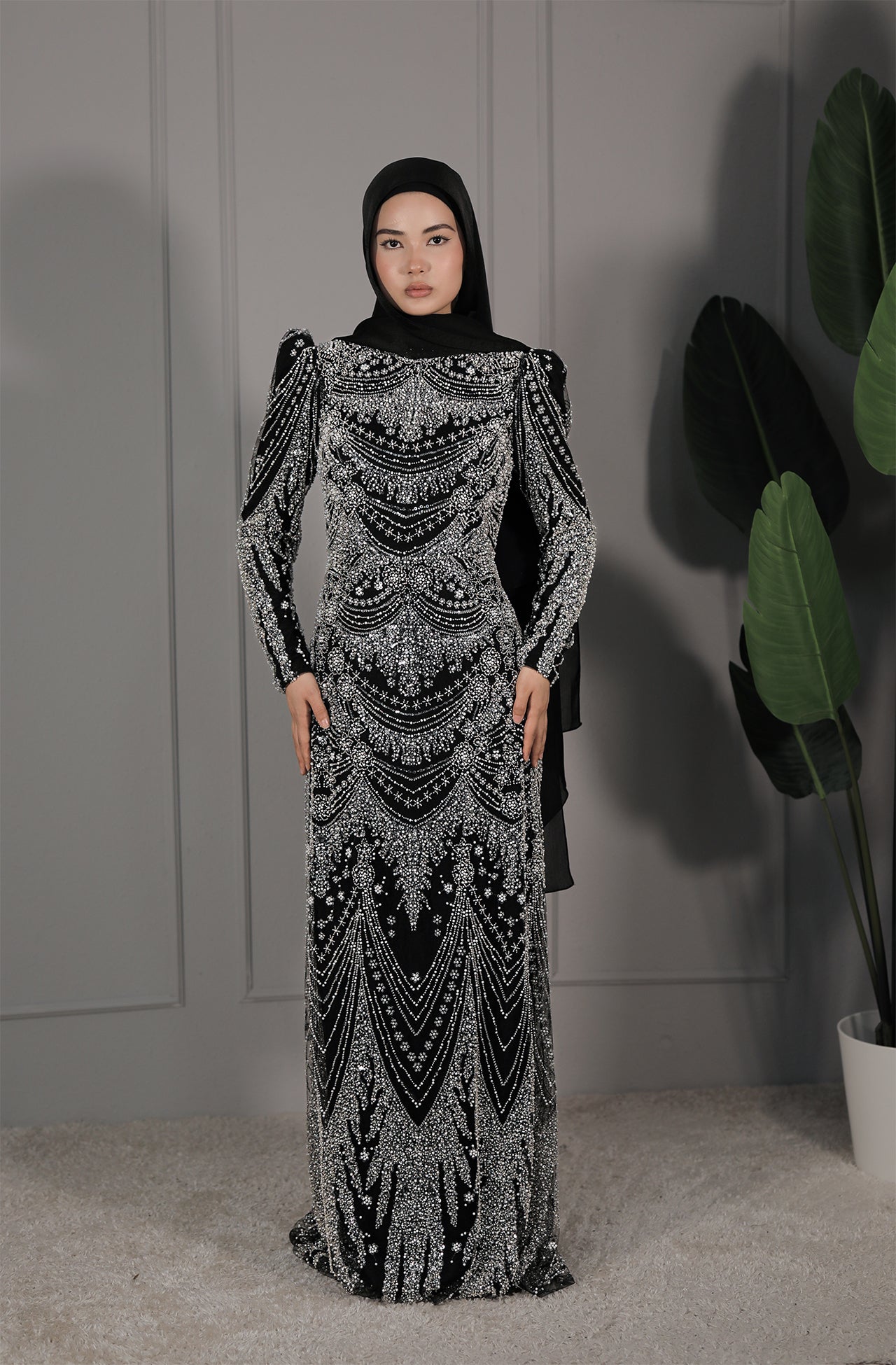 Ameera Dress - Schwarz