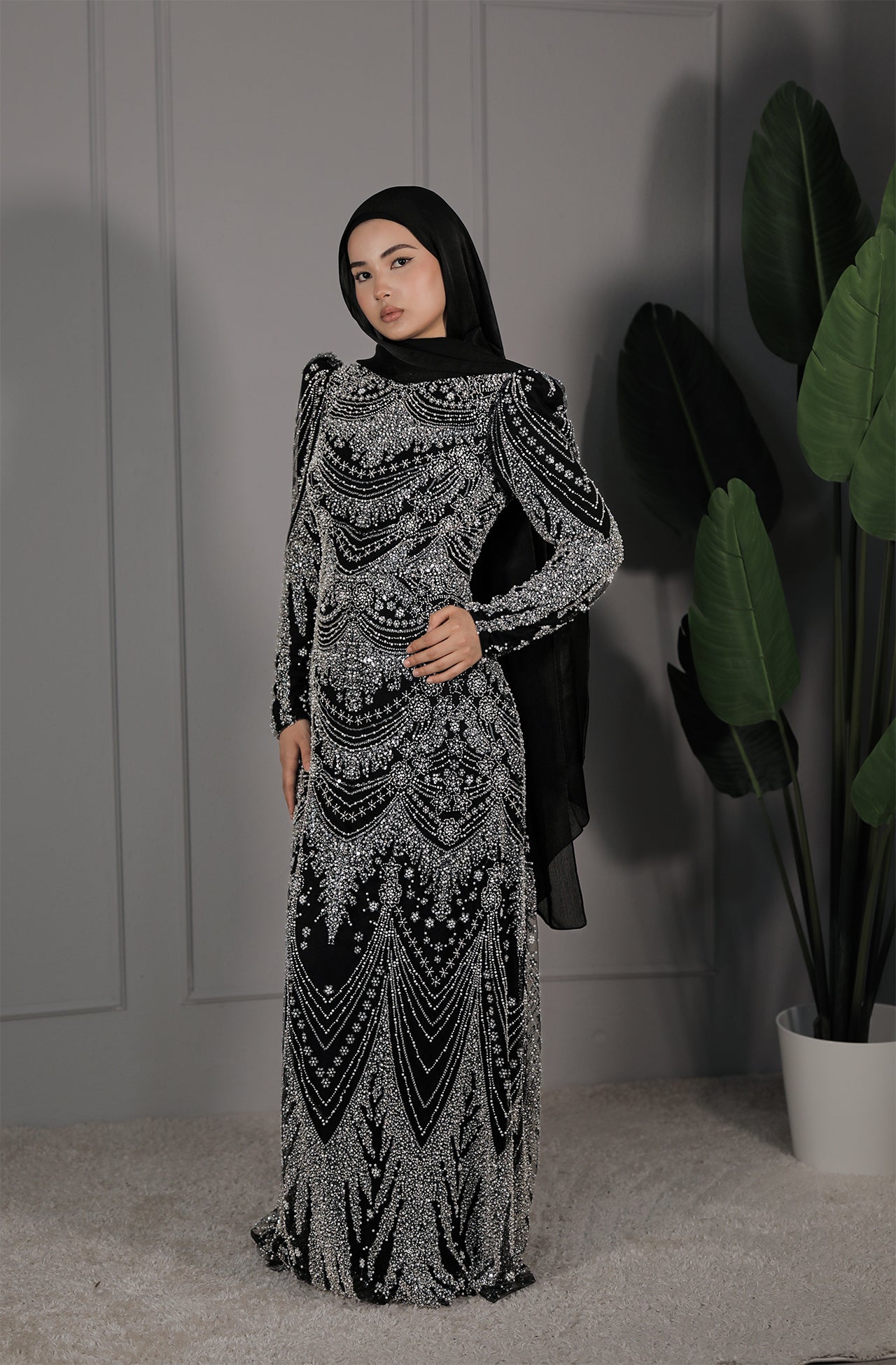 Ameera Dress - Schwarz