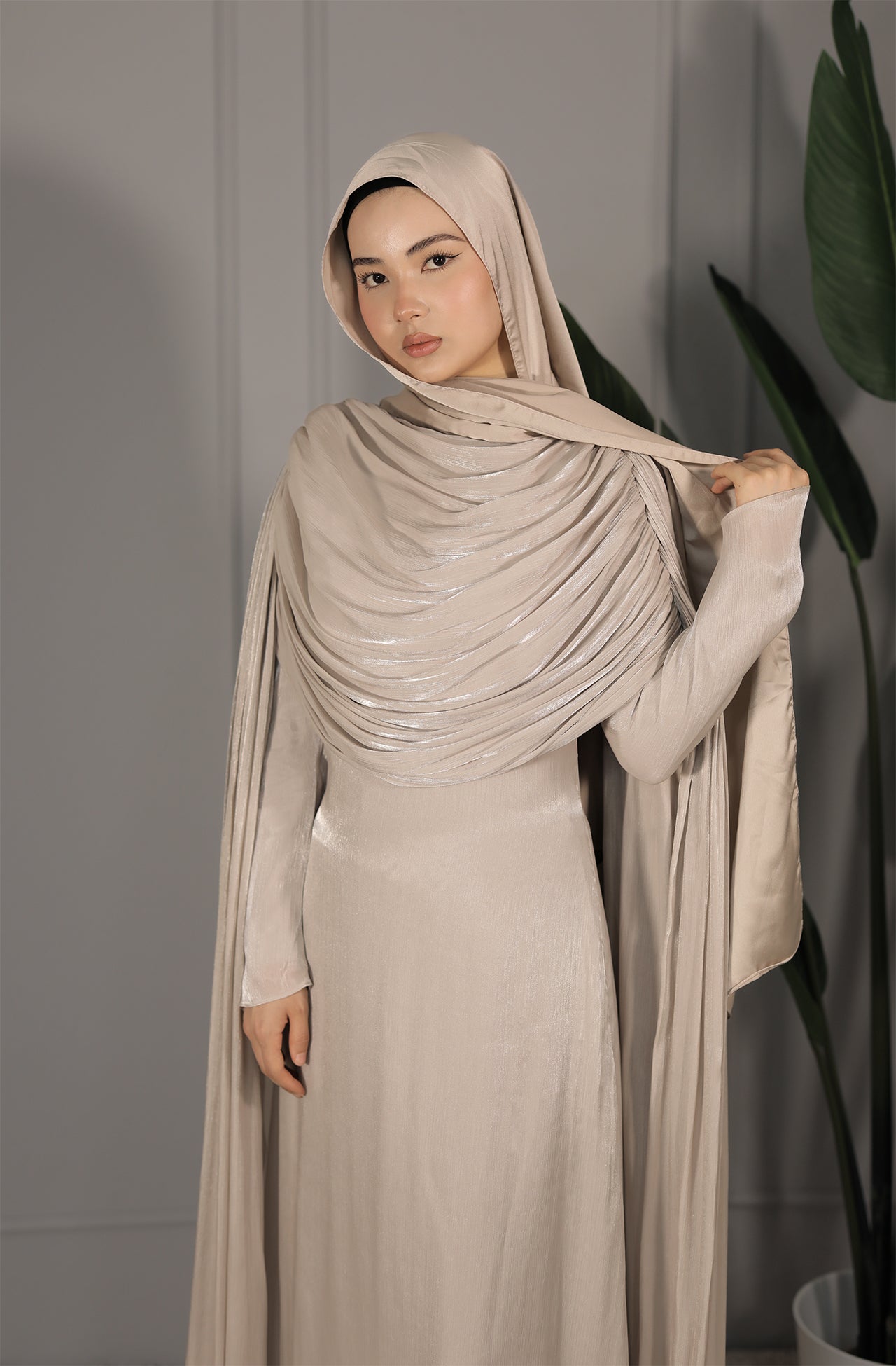 Asma Dress - Beige