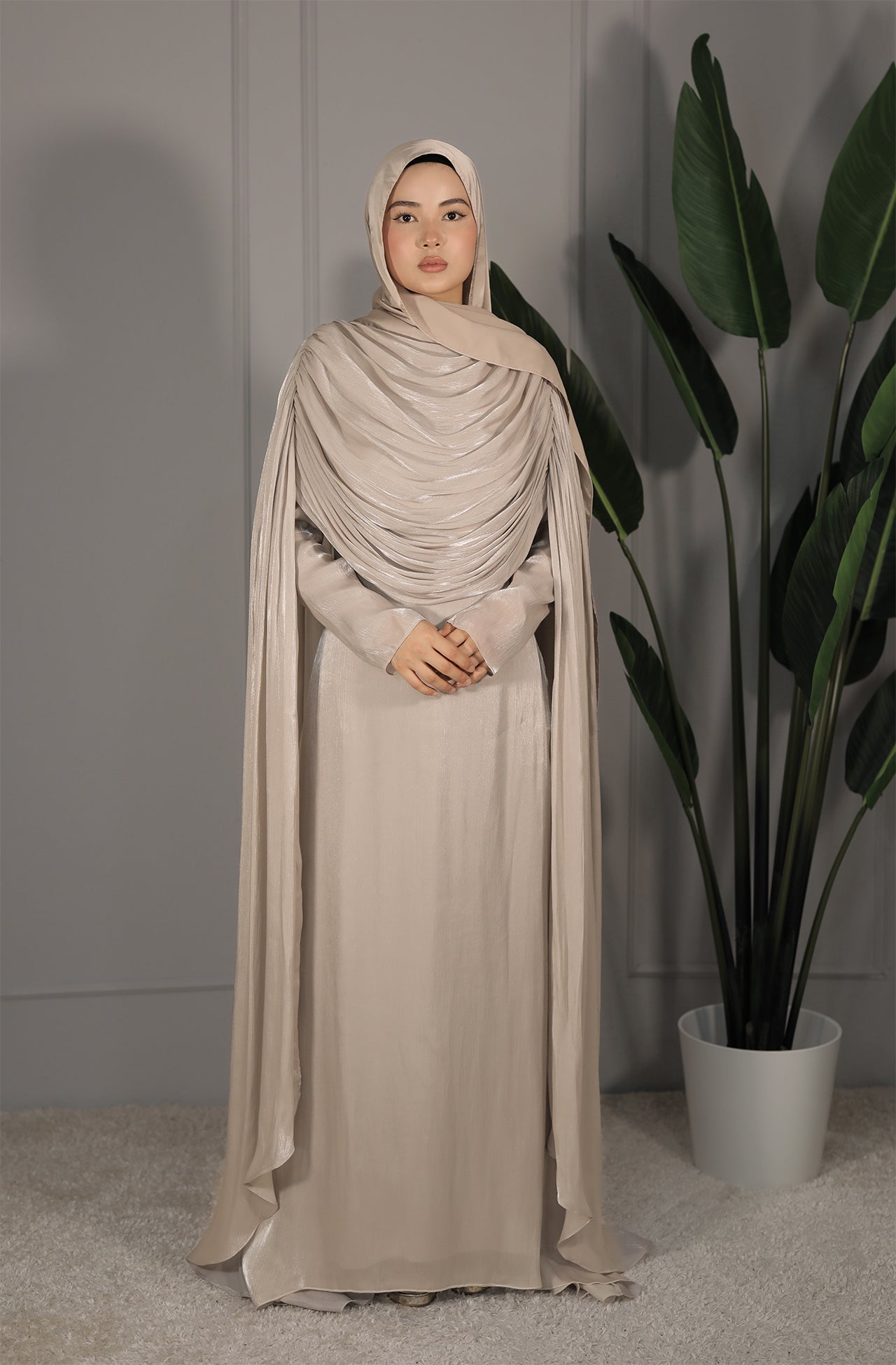 Asma Dress - Beige