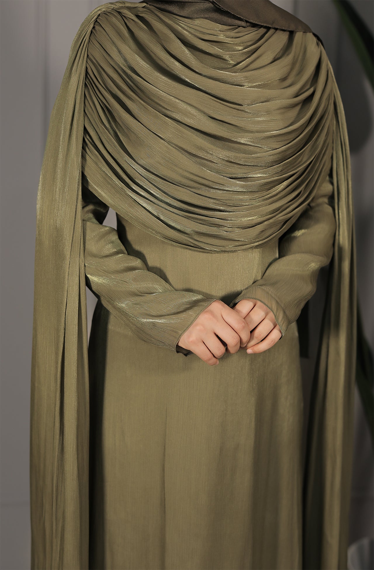 Asma Dress - Olivgrün