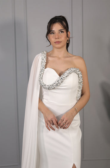 Bella Dress - Weiß