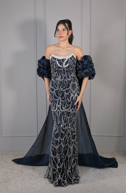 Ela Dress - Dunkelblau