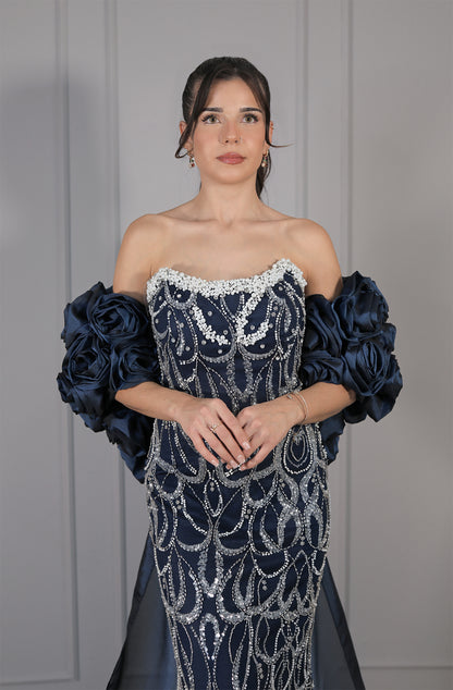 Ela Dress - Dunkelblau