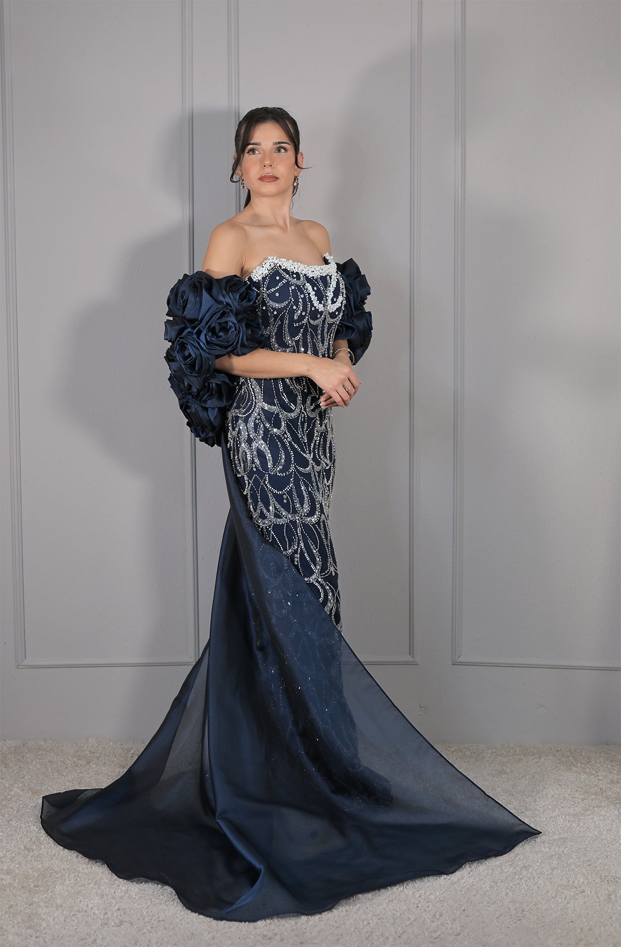 Ela Dress - Dunkelblau