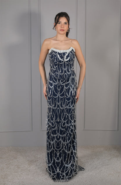 Ela Dress - Dunkelblau