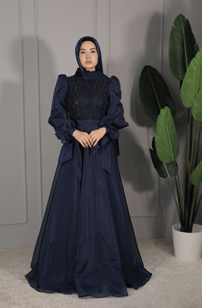 Elira Dress - Dunkelblau