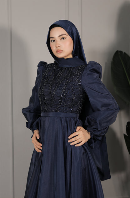 Elira Dress - Dunkelblau