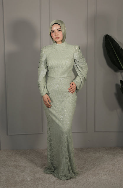 Elita Dress - Mintgrün