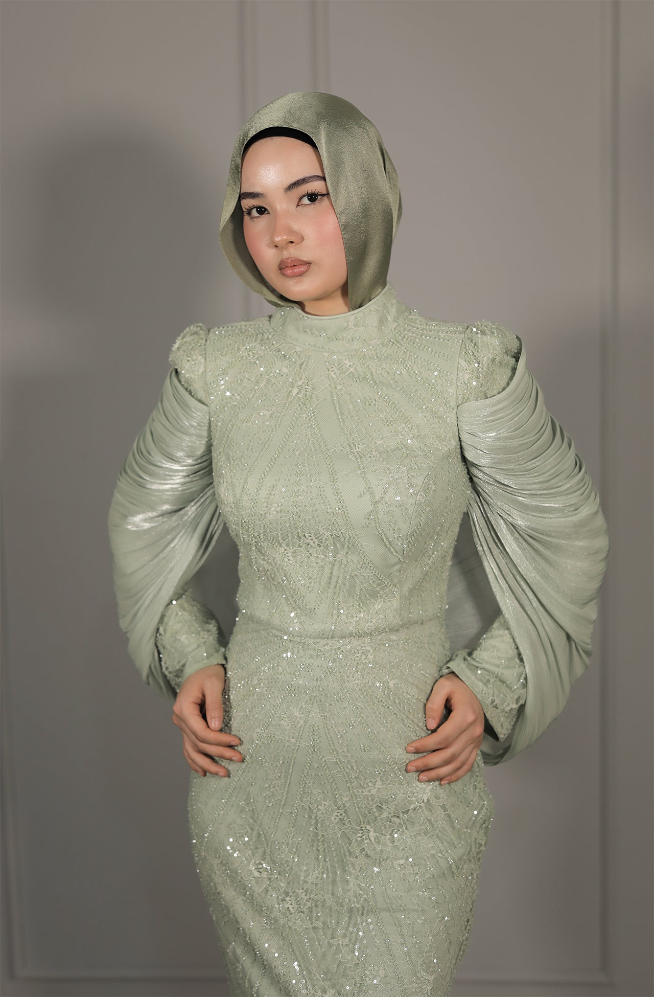 Elita Dress - Mintgrün