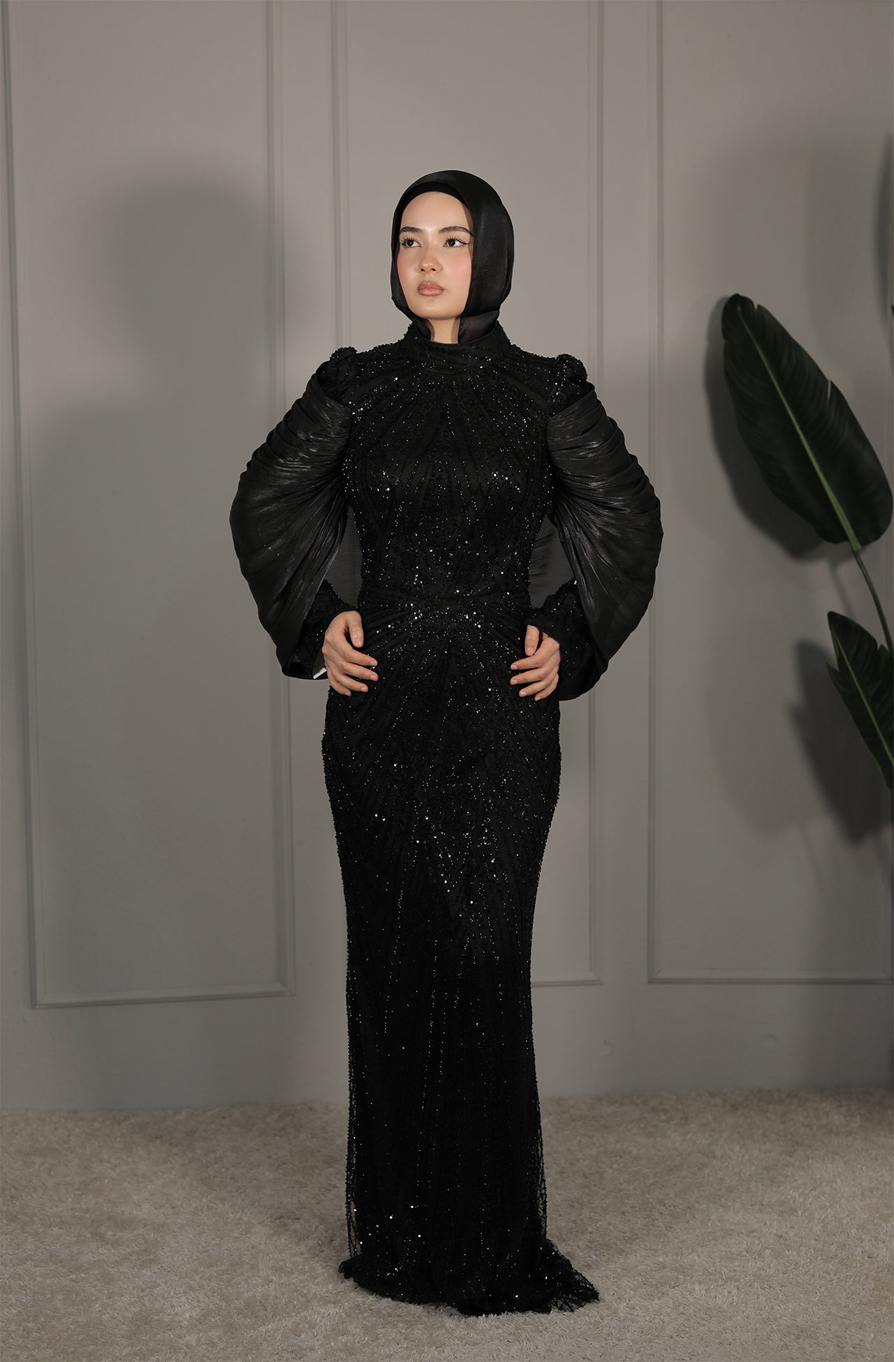 Elita Dress - Schwarz