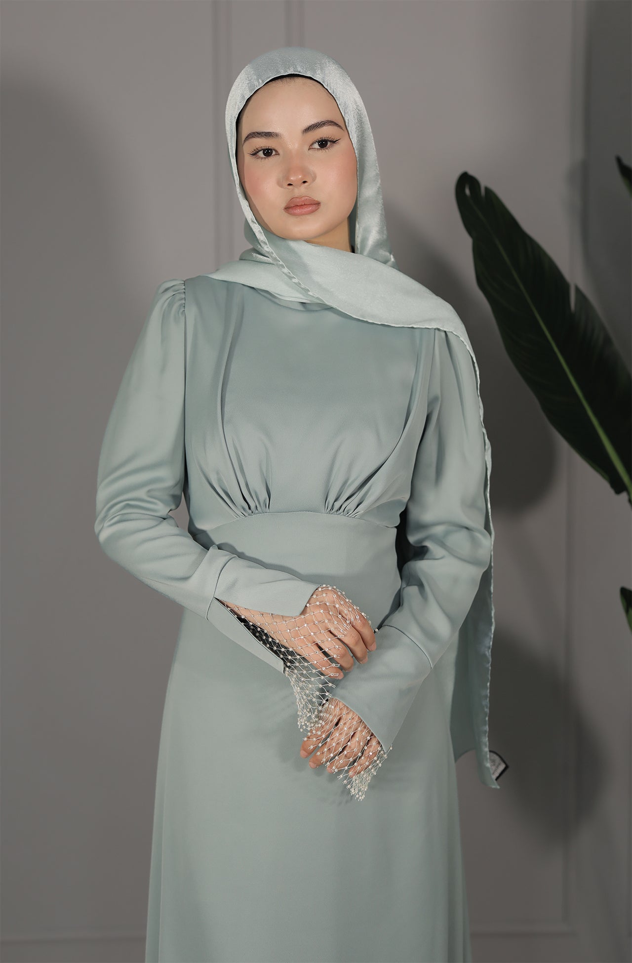 Farah Dress - Mintgrün