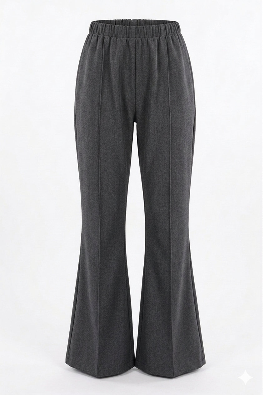 Graue Schlaghose für Damen – Eleganz & Komfort