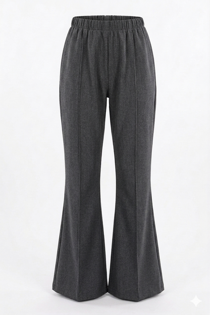 Graue Schlaghose für Damen – Eleganz & Komfort