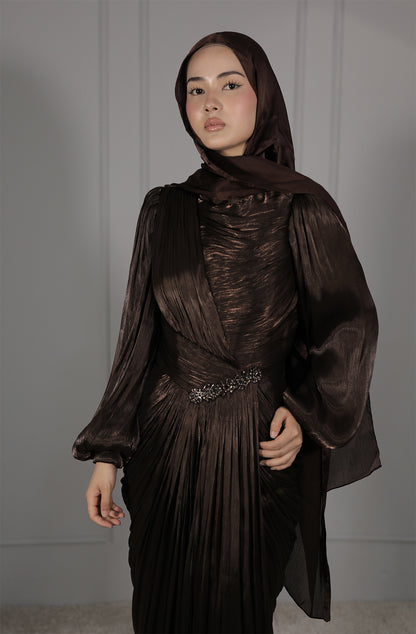 Hilal Dress - Braun