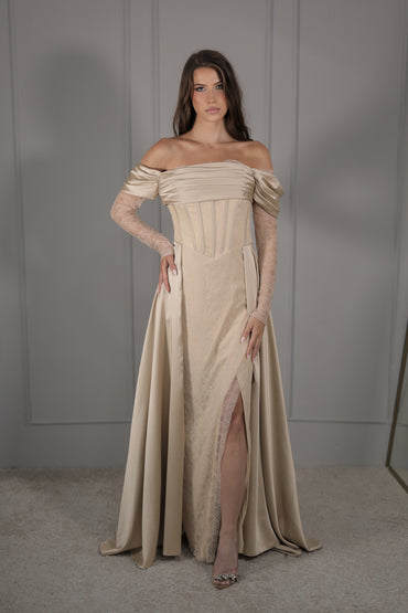 Evin Dress - Beige