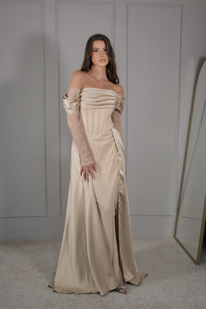 Evin Dress - Beige