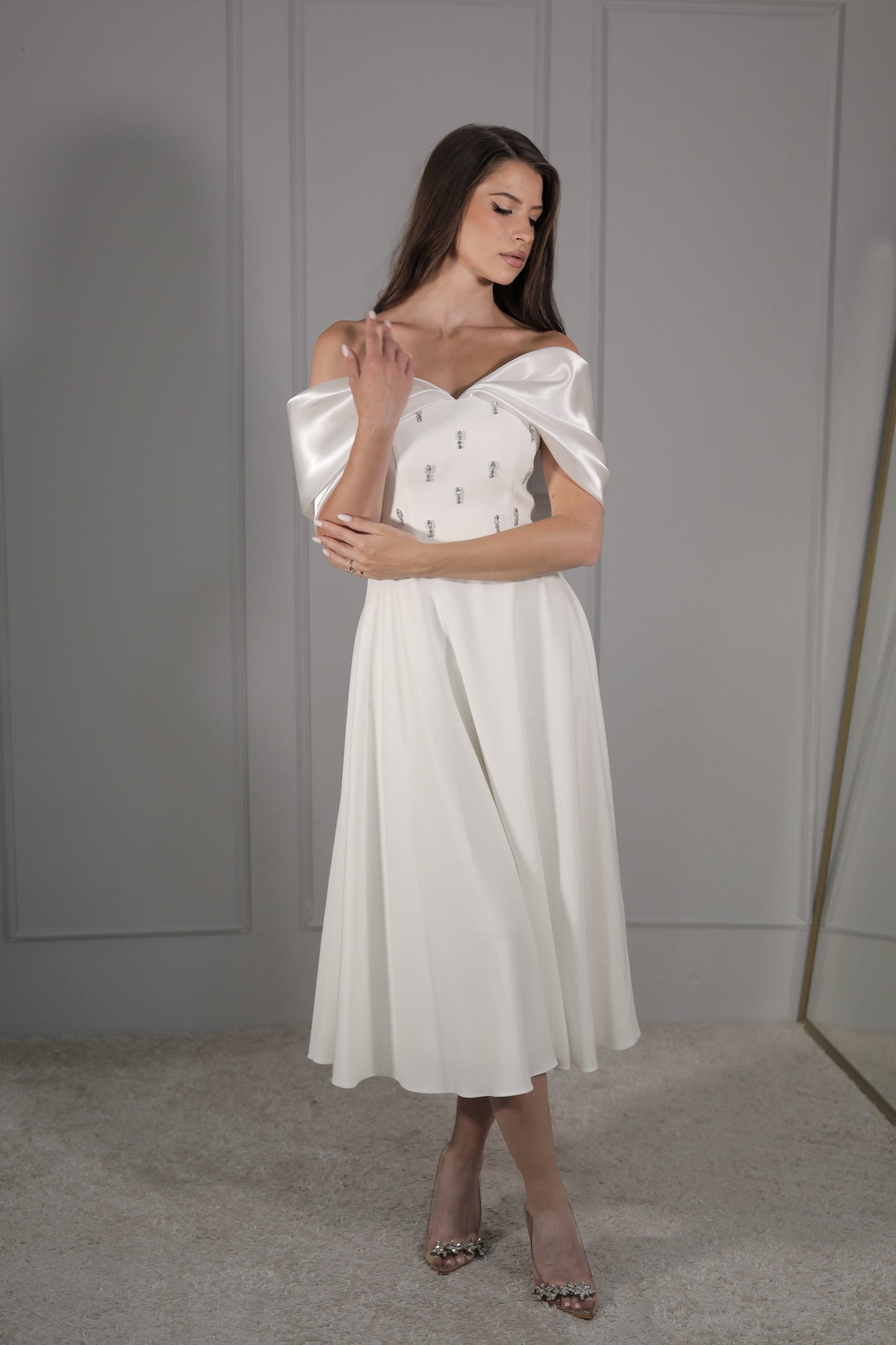 Lora Dress - Weiß