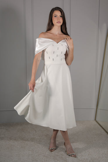 Lora Dress - Weiß