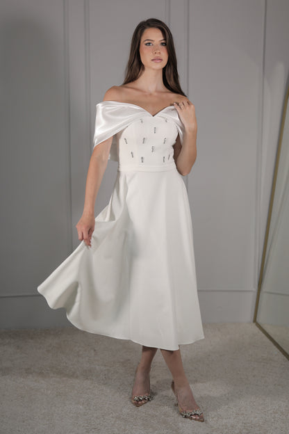 Lora Dress - Weiß