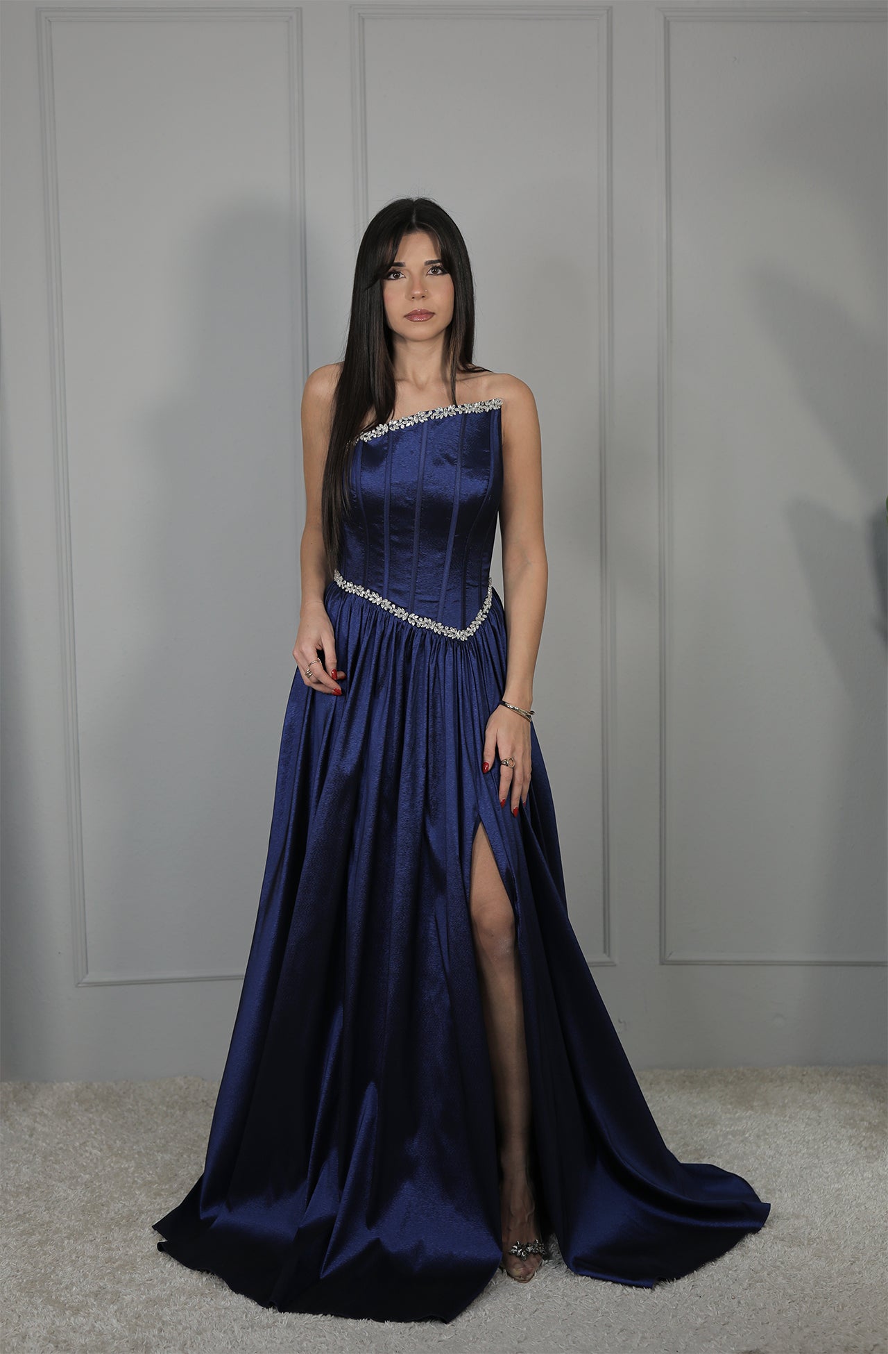 Lana Dress - Dunkelblau