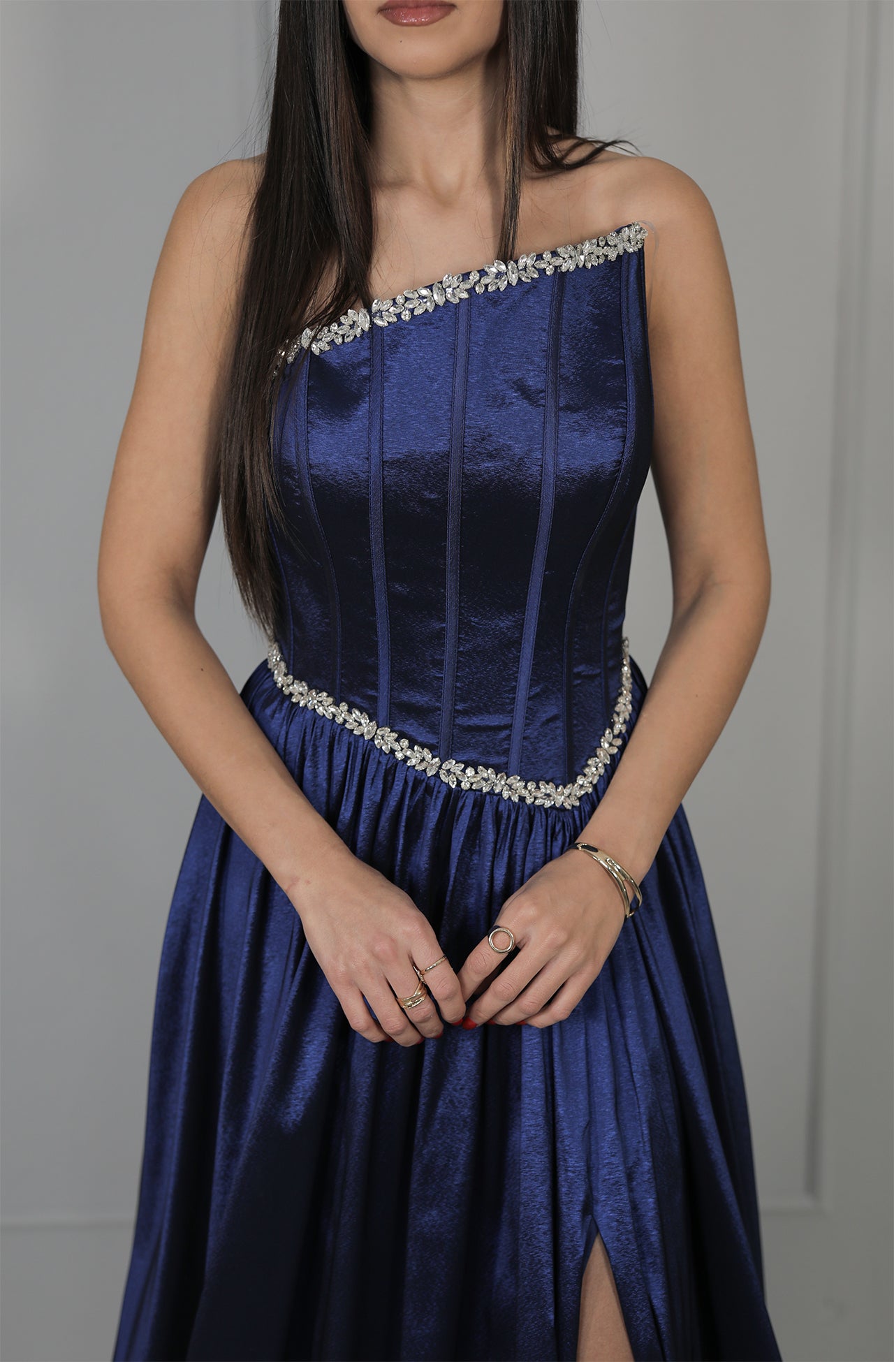 Lana Dress - Dunkelblau