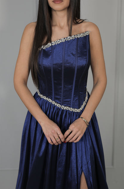 Lana Dress - Dunkelblau