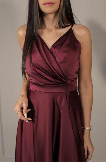 Lari Dress - Bordeaux