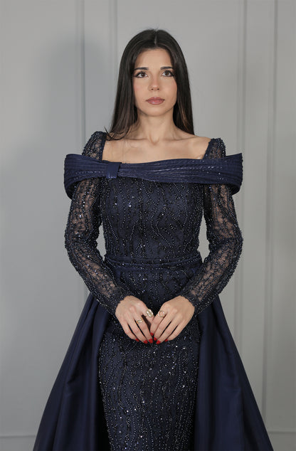 Leni Dress - Dunkelblau